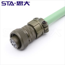 Amphenol MIL-C-5015 Series Threaded Circular Connector MS3106A14S-6S,Box Mounting Connector MS3102A-14S-6P